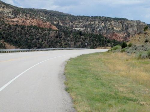 GDMBR: Colorful canyon walls.